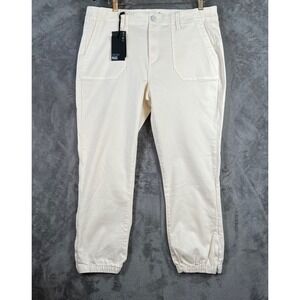 PAIGE Mayslie Jogger Pants Womens 33 37x26 Cargo Slim Fit Stretch Twill NWT